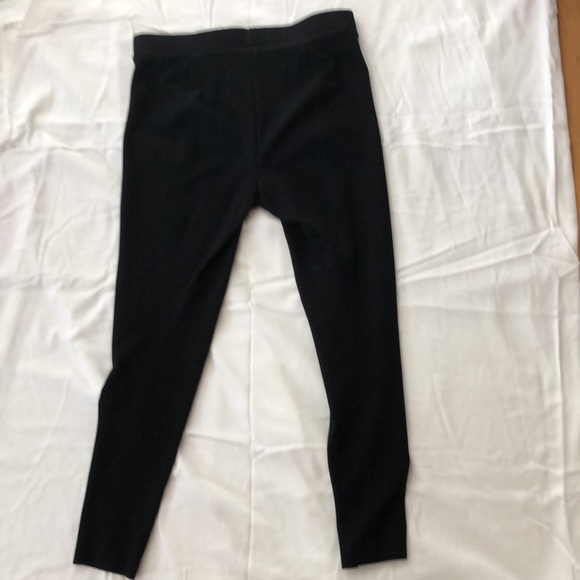 Like new, Black knit, ankle length pants, size M, Tiara by Vince Camuto - Picture 2 of 4